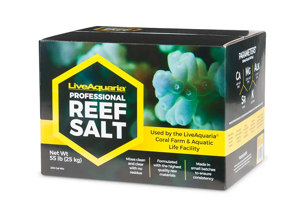 LiveAquaria salt for reef tank